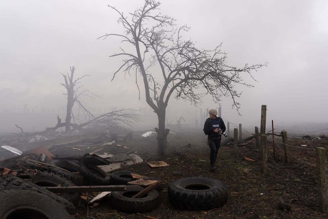 still van de film 20 days in Mariupol